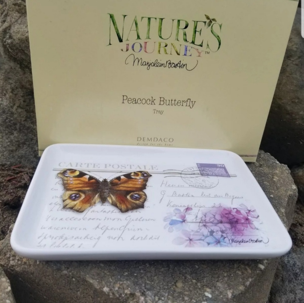 Peacock Butterfly Tray